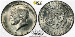 1966 Kennedy Half Dollar Pcgs Ms64 Bu Unc Silver Choice Gem Elegant (mr)