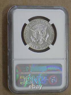 1966 SMS Silver Kennedy Half Dollar NGC MS67 Cameo