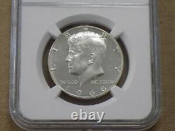 1966 SMS Silver Kennedy Half Dollar NGC MS67 Cameo