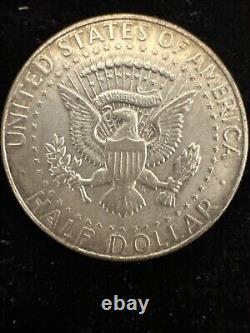 1966 Silver Kennedy Half Dollar No Mint Mark