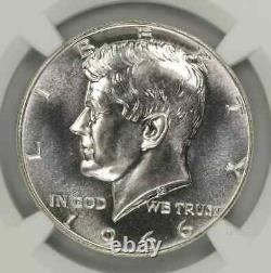 1966 Sms Ddo Kennedy Half Dollar 50c Doubled Profile Ngc Ms 69 Mint Unc (046)
