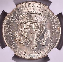 1967 Kennedy Half Dollar NGC MS63 Blazing Toning