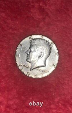 1967 Liberty Kennedy Half Dollar US No Mint Mark? Rare Error In Date Stamped