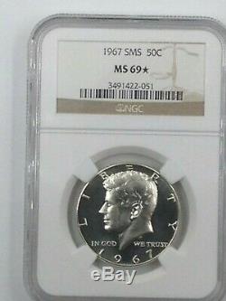 1967 SMS MS 69 STAR Kennedy Half Dollar THIS IS THE ONLY ONE IN THE WORLD! 