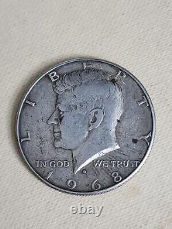 1968 D Kennedy Half Dollar 40% Silver