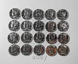 1968 S Proof Kennedy Half Dollar Twenty Coin Roll