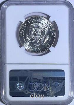 1969 D Ngc Ms66 Silver Kennedy Half Dollar Jfk Coin Signature Label 50c