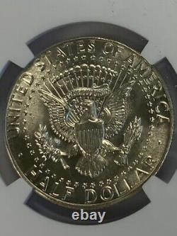 1970-D Kennedy Half Dollar NGC Gem Uncirculated MS66 SPOTLESS BRIGHT WHITE
