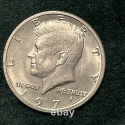 1971-D Kennedy Half Dollar 50 Cent Coin Nice