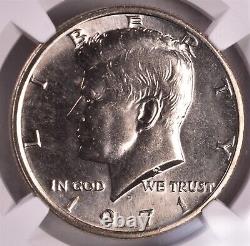 1971-D Kennedy Half Dollar NGC MS67 Star Flashy PL Obverse The Only 67 Stars