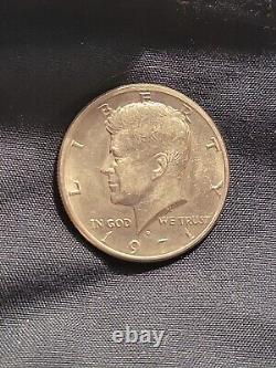 1971 D Kennedy Half Dollar Off Center