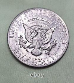 1971-D Kennedy Half Dollar Off-Center/Double Strike Error