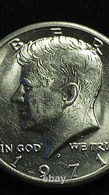 1971 Kennedy Half Dollar (D) Errors- Slight Doubling On Obverse And Reverse