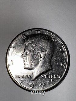 1971 Kennedy Half Dollar (D) Ultra Rare! Errors Denver Mint