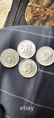 1971 Kennedy Half Dollar Ultra Rare! Errors. 4 half dollar coins (1971)
