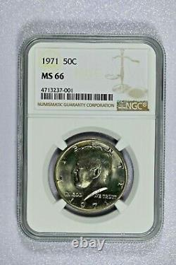 1971 NGC MS66 Kennedy Half Dollar Price Guide $185