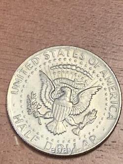 1972-D 50C Kennedy Half Dollar No FG Initials, Filled In Mint Mark (B34)