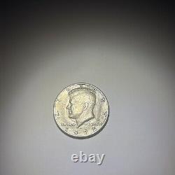 1972 D Kennedy Half Dollar Extreme Die Error