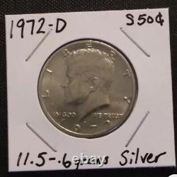 1972-D Silver Kennedy Half Dollar Error