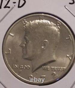 1972-D Silver Kennedy Half Dollar Error