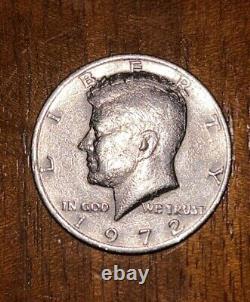 1972 Half Dollar Coin John F Kennedy