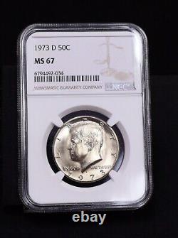 1973-D Kennedy Half Dollar NGC MS67 (#50403-L)