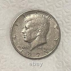 1973 kennedy half dollar coin no mint mark