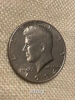 1974 50C Kennedy Half Dollar No Mint Mark error