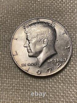 1974 50C Kennedy Half Dollar No Mint Mark error