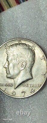 1974 Kennedy Half Dollar No Mint Mark