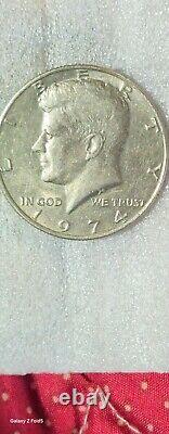 1974 Kennedy Half Dollar No Mint Mark