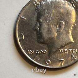 1974 Kennedy Half Dollar No Mint Mark/ Error Coin