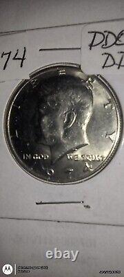 1974 kennedy half dollar coin