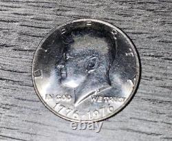 1976 50C Kennedy Half Dollar Error no mint mark