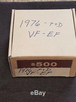 1976 Bicentennial Kennedy Half Dollar Clad-Lot of 1000 (50 rolls of 20) VF-EF