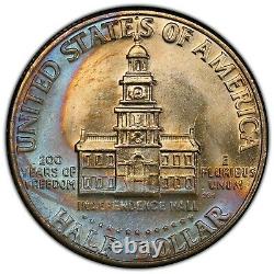 1976 D Kennedy Half Dollar PCGS MS65 Mint Toned Registry Coin Bicentennial TV