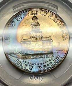 1976 D Kennedy Half Dollar PCGS MS65 Mint Toned Registry Coin Bicentennial TV