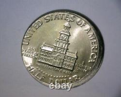 1976 Kennedy Half Dollar, Off Center Strike, Bicentennial Us Error Coin