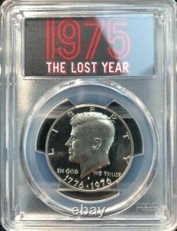 1976 S (1975) Kennedy Half Dollar PCGS PR70DCAM Rare The Lost Year Label