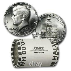 1976-S 40% Silver Kennedy Half Dollar 20-Coin Roll BU SKU #29242