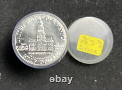 1976-S Kennedy Half Dollar Bicentennial 40% Silver Roll 20 Coins