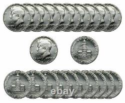 1976-S Kennedy Half dollar BU Bicentennial 40% Silver Roll 20 US Coins