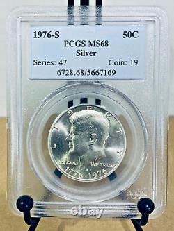 1976-S Kennedy Silver Half Dollar PCGS MS68 #5667169