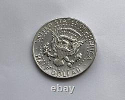 1977 D Kennedy Half Dollar Coin Doubled Die Obverse