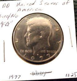 1977-D Kennedy Half Dollar DDR Error