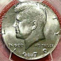 1979 Kennedy Half Struck On Sba Dollar Planchet Pcgs Ms-64 Mint Error