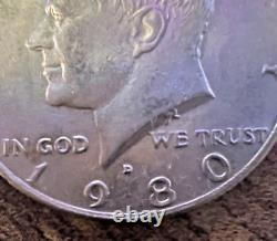 1980 D- President Kennedy Half Dollar Coin/Excellent Condition