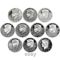 1992-2022 S Kennedy Half Dollar 90% Silver Gem Deep Cameo Proof Run 31 Coin Set