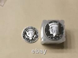 1992 S Silver Kennedy Half Dollar Ungraded 20 Coin Roll High Grade Proof Coins