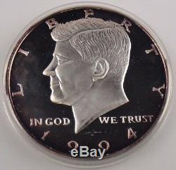 1994 50C Kennedy Half Dollar 1/2 LB Half Pound 8 Oz. 999 Fine Silver Coin